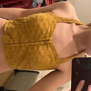 Corset-Style Halter Crop